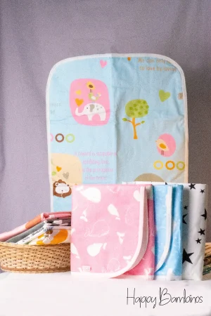 Cot Sheet (Animal with Blue Color)