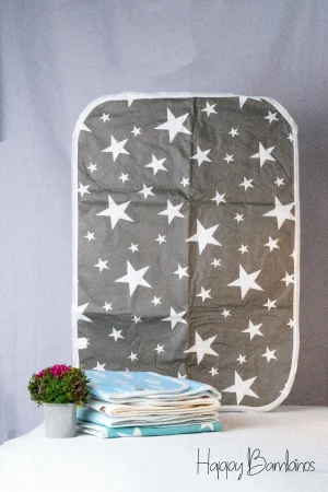 Cot Sheet (Star with Gray Color)