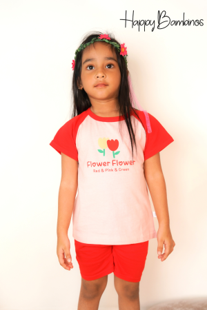 FLOWER FLOWER T Shirt & Short Suit