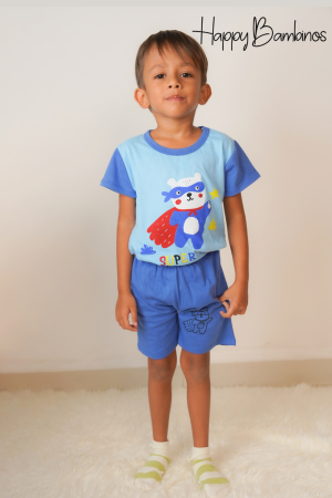 SUPER HERO T shirt & short suit