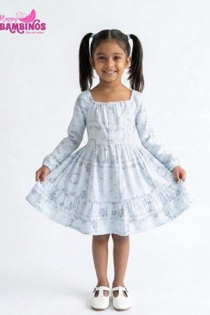 Blue Floral Dress
