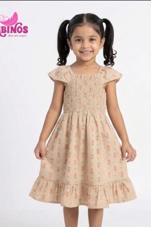 Orange Flower Frock